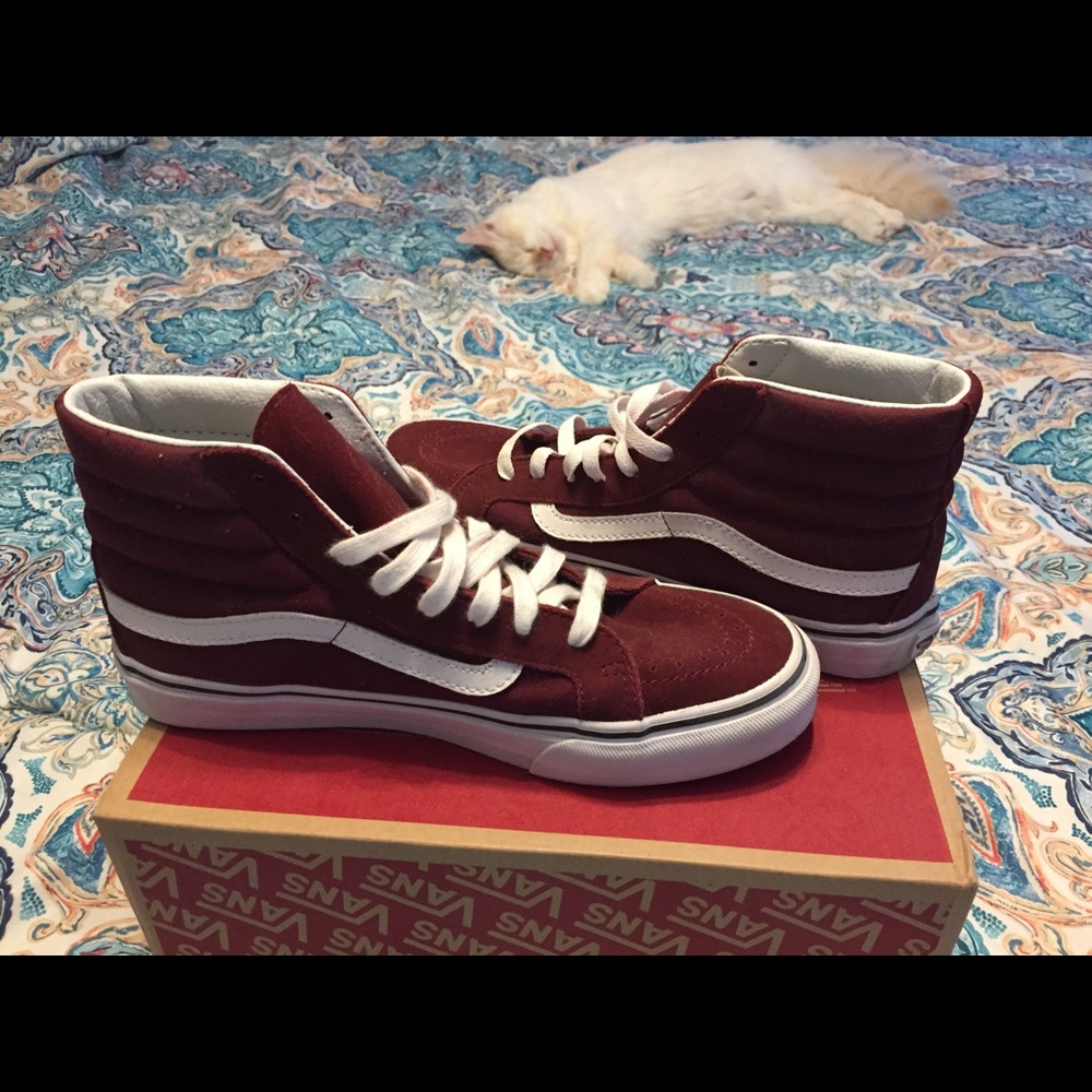 Maroon Vans